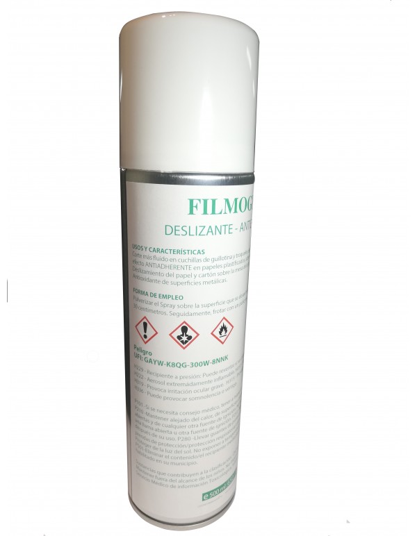 SPRAY for sliding/antistatic Filmoge guillotine