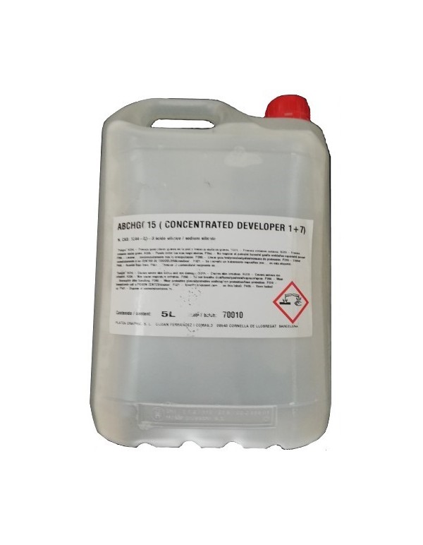 Revelador de planchas Concentrado 1x7 ABCHGC15 ( 5 L)