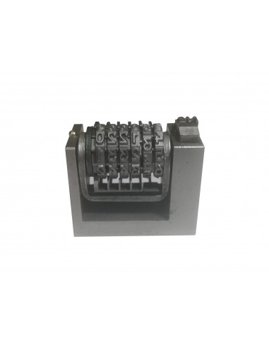 Numerador MP 3X6cc 6 Cifras Suma. Cifra Gótica