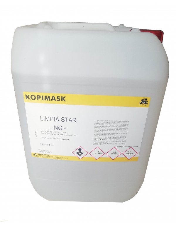 Limpiador Rodillos y Cauchos KOPIMASK Limpia Star NG 20ltrs