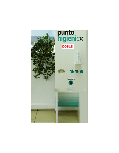 Punto Higiénico DOBLE con guantes
