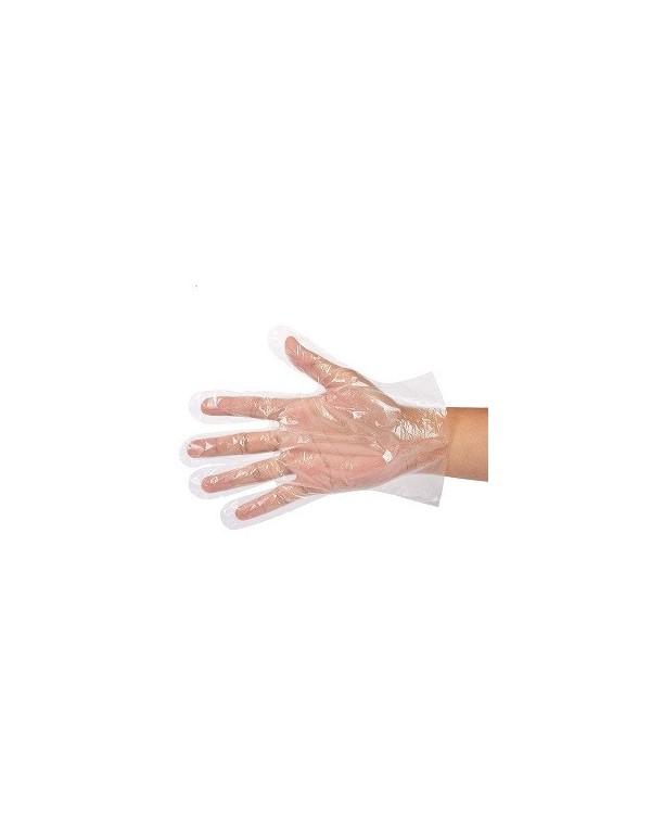 Disposable Gloves of Polyethylene single size 100 uni.